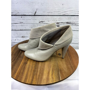 Women's Coach Annika Gray Leather Suede Ankle Boots & Booties Size 10